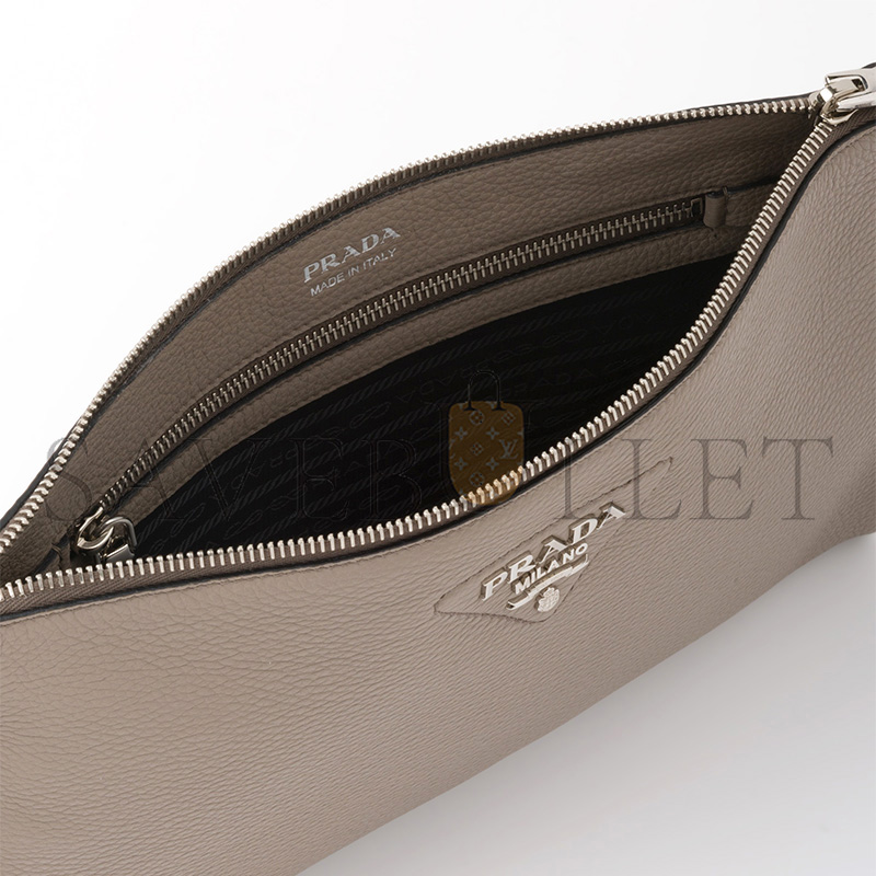 PRADA LEATHER SHOULDER BAG 1BH050 (30*19.5cm) 